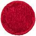 Tappeto Pelo Lungo Ø 140 Cm Rosso Cide - Foto miniatura 1