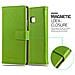 Custodia Compatibile Con Huawei P9 Lite In Verde Erbe - Coperchio Protettiva Con Chiusura Magnetica, Funzione Stand E Tasca Per Le Carte - Foto miniatura 2