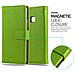 Custodia Compatibile Con Huawei P9 Lite In Verde Erbe - Coperchio Protettiva Con Chiusura Magnetica, Funzione Stand E Tasca Per Le Carte - Foto miniatura 5
