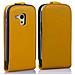 Custodia Compatibile Con Samsung Galaxy S3 Mini In Giallo Limone - Coperchio Protettivo In Design Flip Realizzato In Finta Pelle Liscia - Foto miniatura 3