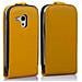 Custodia Compatibile Con Samsung Galaxy S3 Mini In Giallo Limone - Coperchio Protettivo In Design Flip Realizzato In Finta Pelle Liscia - Foto miniatura 6