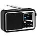 Radio Digitale Portatile DAB 7F96 R con Ricevitore DAB / DAB+ / FM RDS Bluetooth Micro-USB / AUX-IN - Nero - Foto miniatura 1