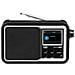 Radio Digitale Portatile DAB 7F96 R con Ricevitore DAB / DAB+ / FM RDS Bluetooth Micro-USB / AUX-IN - Nero - Foto miniatura 2