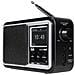 Radio Digitale Portatile DAB 7F96 R con Ricevitore DAB / DAB+ / FM RDS Bluetooth Micro-USB / AUX-IN - Nero - Foto miniatura 4