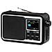 Radio Digitale Portatile DAB 7F96 R con Ricevitore DAB / DAB+ / FM RDS Bluetooth Micro-USB / AUX-IN - Nero - Foto miniatura 3