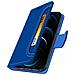 Custodia Iphone 12 Pro Max A Portafoglio Funzione Supporto - Azzurro - Foto miniatura 5