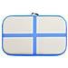 Tappetino Ginnastica Gonfiabile Con Pompa 60x100x20 Cm Pvc Blu - Foto miniatura 5