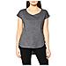 Ladies Long Back Shaped Spray Dye Tee T-shirt, Grau (darkgrey 94), M Donna - Foto miniatura 1