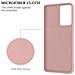Custodia Compatibile Con Samsung Galaxy Note 20 Ultra In Liquid Rosa - Coperchio Protettivo In Silicone Tpu Flessibile Con Anello - Foto miniatura 5
