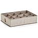 Organizer Con 12 Scomparti Cassetti, Contenitore Tessile - - Foto miniatura 1