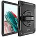 Cover Per Samsung Galaxy Tab A8 10.5 Anti-shock Maniglia Grip, Nero - Foto miniatura 4
