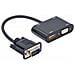 Adattatore Audio/da Vga A Hdmi Cablexpert, Nero - A-vga-hdmi-02 - Foto miniatura 10