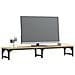 Supporto Monitor Rovere Sonoma 105x23x15,5 Cm Legno Multistrato - Foto miniatura 3