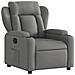 Poltrona Reclinabile In Tessuto Grigio Scuro - Foto miniatura 2