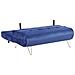 Divano Letto 2 Posti Vestfold Velluto Blu Marino - Foto miniatura 2