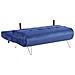 Divano Letto 2 Posti Vestfold Velluto Blu Marino - Foto miniatura 10