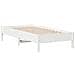 Giroletto Bianco 75x190 Cm In Legno Massello Di Pino - Foto miniatura 2