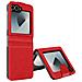 Cover Per Samsung Z Flip6 Pelle Vegan Pieghevole Linguetta Magnetica - Foto miniatura 1