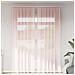 Tende In Voile Con Tasche Per Aste 2 Pz Rosa Chiaro - Foto miniatura 4