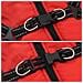 Cappotto Cani Imbracatura Impermeabile Riflettente Rosso L36 - Foto miniatura 9