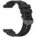 Cinturino Ufficiale Per Ticwatch Atlas 24mm, Silicone Bianco Stile Armatura, Compatibile Con Ticwatch Atlas /pro5 Enduro /itouch Air3 Black - Foto miniatura 3