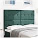 Testiera  Button Tufted Verde Scuro 160 cm Velluto - Foto miniatura 2