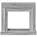 Cornice per Camino Grigio Sonoma 100x30x87,5 cm in Truciolato - Foto miniatura 4