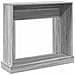 Cornice per Camino Grigio Sonoma 100x30x87,5 cm in Truciolato - Foto miniatura 6
