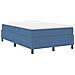 Letto Box Spring con Materasso Blu 120x200 cm Fodera in Corduroy - Foto miniatura 3