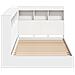 Letto con Libreria Bianco 90x190 cm Legno Ingegnerizzato - Foto miniatura 7