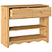 "Tavolo Consolle ""DRAMMEN"" 89,5x37x73 cm Legno Massello di Pino" - Foto miniatura 5