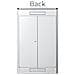 RDL26U81WH rack 26U Rack indipendenti Bianco - Foto miniatura 2