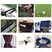 Corde Elastiche Telate Con Sfera, Clip Bungee Per Tenda, 60 Pezzi, 15 Cm, Nere - Foto miniatura 3
