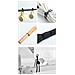 Corde Elastiche Telate Con Sfera, Clip Bungee Per Tenda, 60 Pezzi, 15 Cm, Nere - Foto miniatura 4