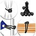 Corde Elastiche Telate Con Sfera, Clip Bungee Per Tenda, 60 Pezzi, 15 Cm, Nere - Foto miniatura 6