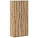 Highboard Rovere Artigianale 80x39x178 cm Legno Ingegnerizzato - Foto miniatura 1
