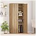 Highboard Rovere Artigianale 80x39x178 cm Legno Ingegnerizzato - Foto miniatura 4