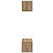 Set mobile TV 2 pcs rovere artigianale 80 x 30 x 30 cm - Foto miniatura 8