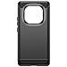 Custodia B-case Tpu Silicone Cover Case Per Xiaomi Redmi Note 14 Pro 4g Carbon Metal Black - Foto miniatura 2