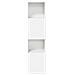 Mobile angolare Bianco 25,5x25x102cm Legno multistrato - Foto miniatura 5
