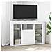 Mobile TV LED Angolare Bianco ad Alto Lucido 104 x 40 x 68 cm - Foto miniatura 2