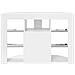 Mobile TV LED Angolare Bianco ad Alto Lucido 104 x 40 x 68 cm - Foto miniatura 8