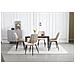 Sedia BERA - Velluto beige con gambe nere - Foto miniatura 8