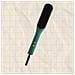 Spazzola Elettrica Lisciante Per Capelli 2-in-1 Con Temperatura Regolabile Darkgreen - Foto miniatura 4