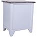 Comodino In Legno Bianco 38x28x45 - Foto miniatura 4