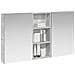 Set di Armadi da Bagno con porta 3 pcs 110 x 10,5 x 60,5 cm - Foto miniatura 3
