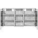 Set di Armadi da Bagno con porta 3 pcs 110 x 10,5 x 60,5 cm - Foto miniatura 7