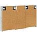 Set di Armadi da Bagno con porta 3 pcs 110 x 10,5 x 60,5 cm - Foto miniatura 9