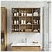 Mobiletto per specchio da bagno Rovere Artigianale - Foto miniatura 2