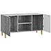 Mobile TV Grigio Sonoma 102 x 34,5 x 50 cm Legno ingegnerizzato - Foto miniatura 3